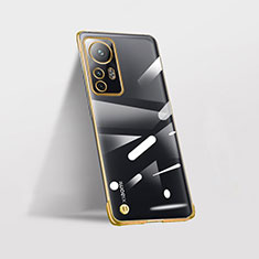 Handyhülle Hülle Crystal Hartschalen Tasche Schutzhülle H01 für Xiaomi Mi 12 5G Gold