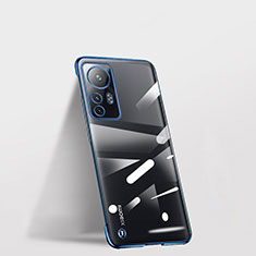 Handyhülle Hülle Crystal Hartschalen Tasche Schutzhülle H01 für Xiaomi Mi 12T 5G Blau