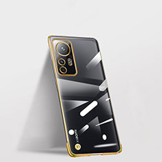 Handyhülle Hülle Crystal Hartschalen Tasche Schutzhülle H01 für Xiaomi Mi 12T Pro 5G Gold