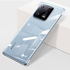 Handyhülle Hülle Crystal Hartschalen Tasche Schutzhülle H01 für Xiaomi Mi 13 5G Blau