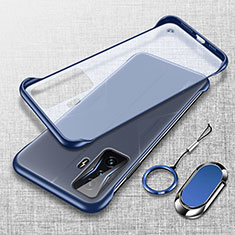 Handyhülle Hülle Crystal Hartschalen Tasche Schutzhülle H01 für Xiaomi Poco F4 GT 5G Blau