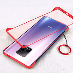 Handyhülle Hülle Crystal Hartschalen Tasche Schutzhülle H01 für Xiaomi Redmi 10X Pro 5G Rot