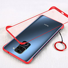 Handyhülle Hülle Crystal Hartschalen Tasche Schutzhülle H01 für Xiaomi Redmi Note 9 Rot