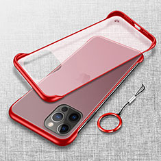 Handyhülle Hülle Crystal Hartschalen Tasche Schutzhülle H02 für Apple iPhone 13 Pro Max Rot