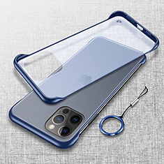 Handyhülle Hülle Crystal Hartschalen Tasche Schutzhülle H02 für Apple iPhone 14 Pro Max Blau