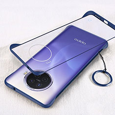 Handyhülle Hülle Crystal Hartschalen Tasche Schutzhülle H02 für Oppo Ace2 Blau