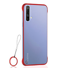 Handyhülle Hülle Crystal Hartschalen Tasche Schutzhülle H02 für Realme X50 5G Rot