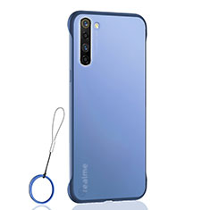 Handyhülle Hülle Crystal Hartschalen Tasche Schutzhülle H02 für Realme X50 Pro 5G Blau