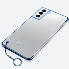 Handyhülle Hülle Crystal Hartschalen Tasche Schutzhülle H02 für Samsung Galaxy S21 5G Blau