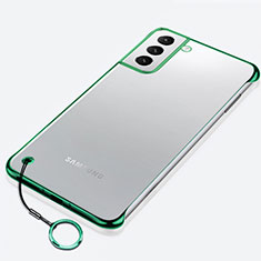 Handyhülle Hülle Crystal Hartschalen Tasche Schutzhülle H02 für Samsung Galaxy S21 FE 5G Grün