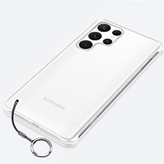 Handyhülle Hülle Crystal Hartschalen Tasche Schutzhülle H02 für Samsung Galaxy S22 Ultra 5G Klar