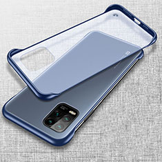 Handyhülle Hülle Crystal Hartschalen Tasche Schutzhülle H02 für Xiaomi Mi 10 Lite Blau