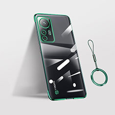 Handyhülle Hülle Crystal Hartschalen Tasche Schutzhülle H02 für Xiaomi Mi 12 5G Grün