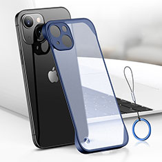 Handyhülle Hülle Crystal Hartschalen Tasche Schutzhülle H03 für Apple iPhone 13 Blau