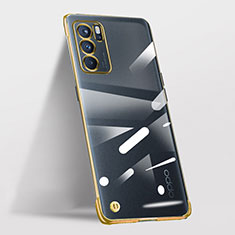 Handyhülle Hülle Crystal Hartschalen Tasche Schutzhülle H03 für Oppo Reno6 Pro 5G India Gold