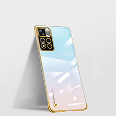 Handyhülle Hülle Crystal Hartschalen Tasche Schutzhülle H03 für Xiaomi Poco X4 NFC Gold