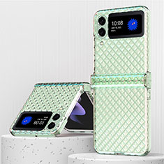 Handyhülle Hülle Crystal Hartschalen Tasche Schutzhülle H04 für Samsung Galaxy Z Flip3 5G Grün