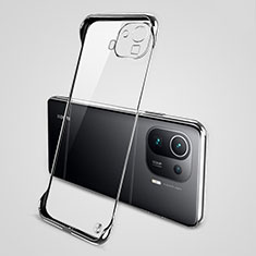 Handyhülle Hülle Crystal Hartschalen Tasche Schutzhülle H04 für Xiaomi Mi 11 Pro 5G Silber
