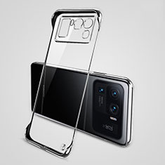 Handyhülle Hülle Crystal Hartschalen Tasche Schutzhülle H04 für Xiaomi Mi 11 Ultra 5G Silber