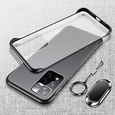 Handyhülle Hülle Crystal Hartschalen Tasche Schutzhülle H04 für Xiaomi Poco X4 NFC Schwarz