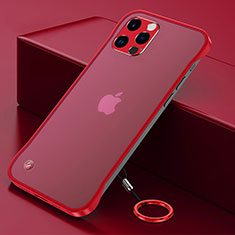 Handyhülle Hülle Crystal Hartschalen Tasche Schutzhülle H06 für Apple iPhone 13 Pro Rot
