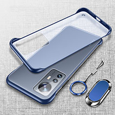 Handyhülle Hülle Crystal Hartschalen Tasche Schutzhülle H06 für Xiaomi Mi 12 5G Blau