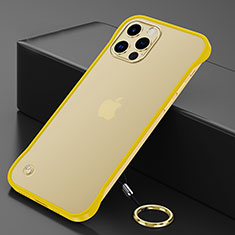 Handyhülle Hülle Crystal Hartschalen Tasche Schutzhülle N01 für Apple iPhone 12 Pro Max Gelb