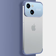 Handyhülle Hülle Crystal Hartschalen Tasche Schutzhülle QC3 für Apple iPhone 13 Blau