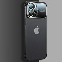 Handyhülle Hülle Crystal Hartschalen Tasche Schutzhülle QC4 für Apple iPhone 13 Pro Max Schwarz