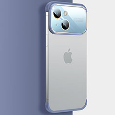 Handyhülle Hülle Crystal Hartschalen Tasche Schutzhülle QC4 für Apple iPhone 14 Blau