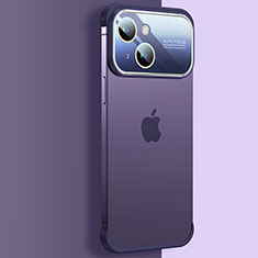 Handyhülle Hülle Crystal Hartschalen Tasche Schutzhülle QC4 für Apple iPhone 14 Violett