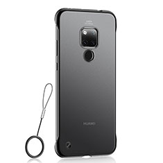 Handyhülle Hülle Crystal Hartschalen Tasche Schutzhülle S01 für Huawei Mate 20 X 5G Schwarz