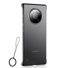 Handyhülle Hülle Crystal Hartschalen Tasche Schutzhülle S01 für Huawei Mate 40E Pro 4G Schwarz
