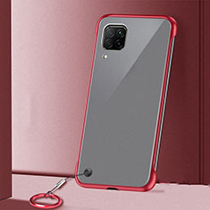 Handyhülle Hülle Crystal Hartschalen Tasche Schutzhülle S01 für Huawei P40 Lite Rot