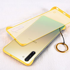 Handyhülle Hülle Crystal Hartschalen Tasche Schutzhülle S01 für Samsung Galaxy Note 10 5G Gelb