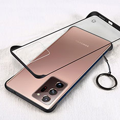 Handyhülle Hülle Crystal Hartschalen Tasche Schutzhülle S01 für Samsung Galaxy Note 20 Ultra 5G Schwarz