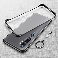 Handyhülle Hülle Crystal Hartschalen Tasche Schutzhülle S01 für Xiaomi Mi Note 10 Pro Schwarz