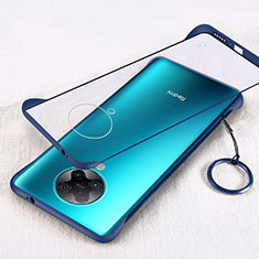 Handyhülle Hülle Crystal Hartschalen Tasche Schutzhülle S01 für Xiaomi Redmi K30 Pro 5G Blau