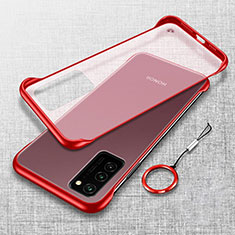 Handyhülle Hülle Crystal Hartschalen Tasche Schutzhülle S02 für Huawei Honor V30 Pro 5G Rot