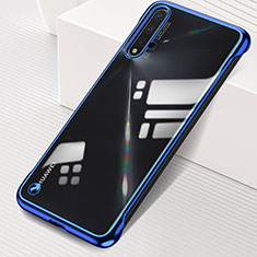 Handyhülle Hülle Crystal Hartschalen Tasche Schutzhülle S02 für Huawei Nova 5 Pro Blau