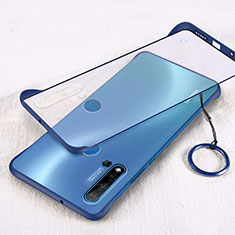 Handyhülle Hülle Crystal Hartschalen Tasche Schutzhülle S02 für Huawei P20 Lite (2019) Blau