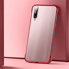 Handyhülle Hülle Crystal Hartschalen Tasche Schutzhülle S02 für Xiaomi Mi A3 Rot