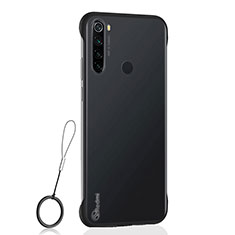 Handyhülle Hülle Crystal Hartschalen Tasche Schutzhülle S02 für Xiaomi Redmi Note 8T Schwarz