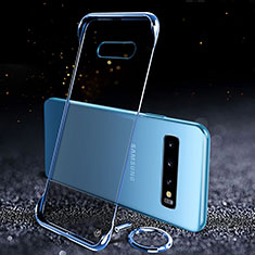 Handyhülle Hülle Crystal Hartschalen Tasche Schutzhülle S03 für Samsung Galaxy S10 5G Blau