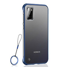 Handyhülle Hülle Crystal Hartschalen Tasche Schutzhülle S04 für Huawei Honor V30 5G Blau