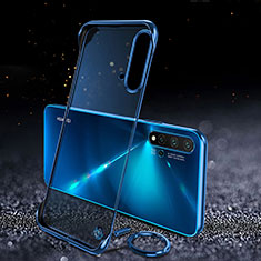 Handyhülle Hülle Crystal Hartschalen Tasche Schutzhülle S04 für Huawei Nova 5 Blau