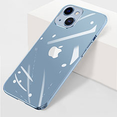 Handyhülle Hülle Crystal Hartschalen Tasche Schutzhülle WT1 für Apple iPhone 15 Hellblau