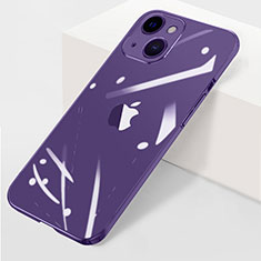 Handyhülle Hülle Crystal Hartschalen Tasche Schutzhülle WT1 für Apple iPhone 15 Violett