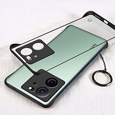 Handyhülle Hülle Crystal Rahmenlos Hartschalen Tasche Schutzhülle H03 für Xiaomi Mi 13T Pro 5G Schwarz