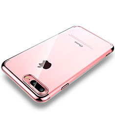 Handyhülle Hülle Crystal Tasche Schutzhülle H01 für Apple iPhone 7 Plus Rosegold